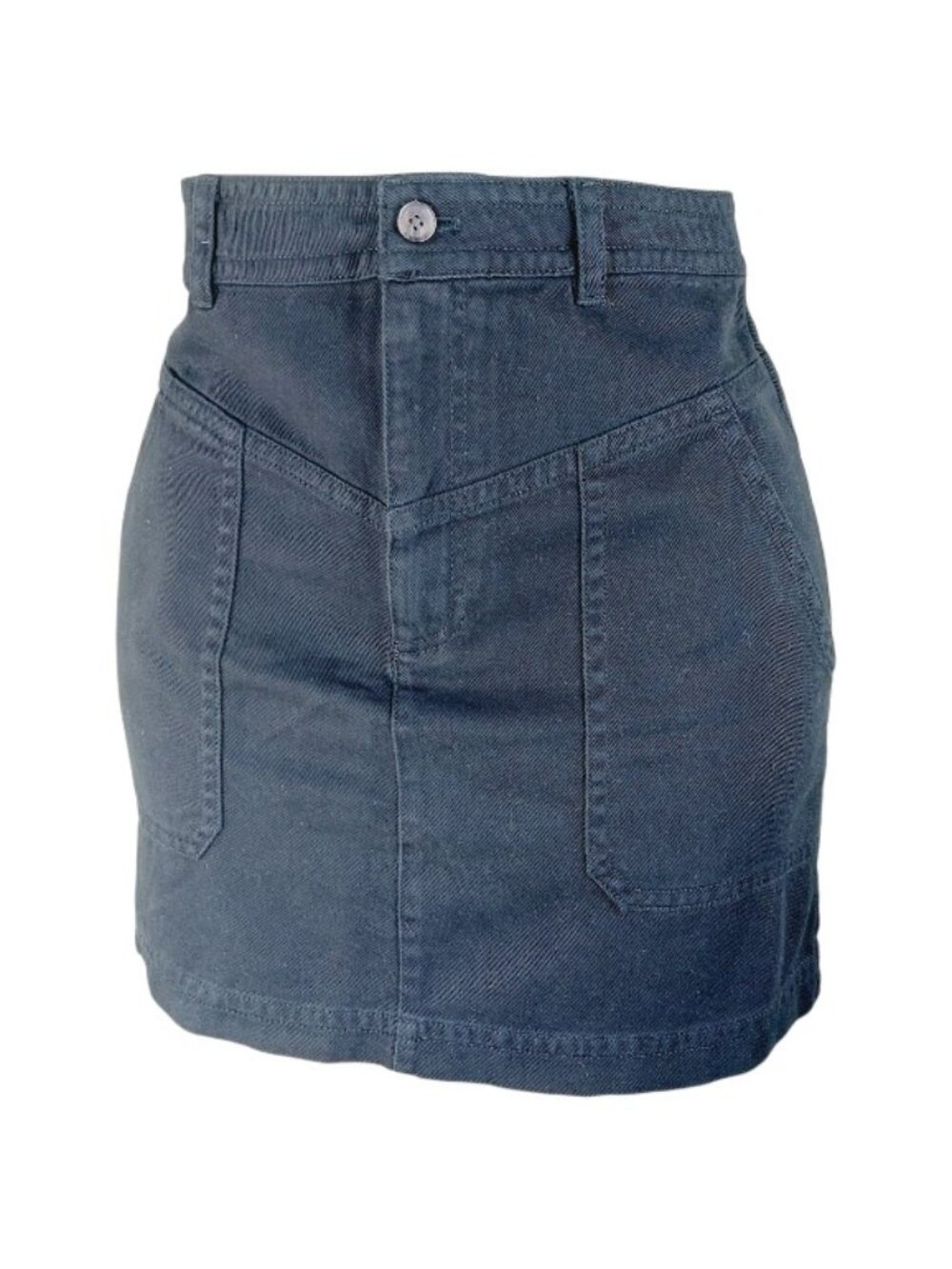 Banana Republic Women's Black Classic High-Rise Denim A-Line Skirt Size 10